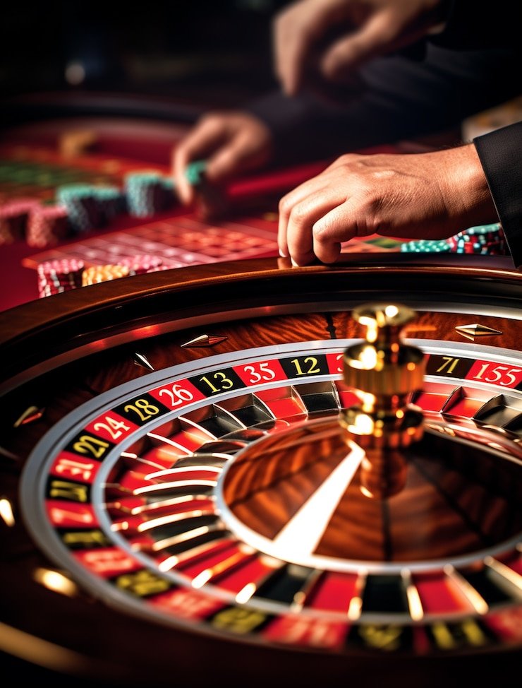 লাইভ ক্যাসিনো গাইডে স্টুডিও দৃশ্য